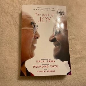 Brand NEW- Large Print-   The Book of Joy by Dali Lama and Desmond Tutu